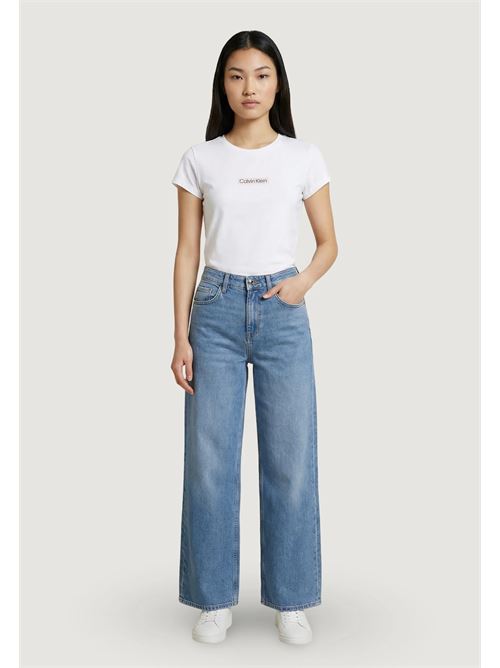 placed institutional baby tee CALVIN KLEIN JEANS | LV047F842GYAF